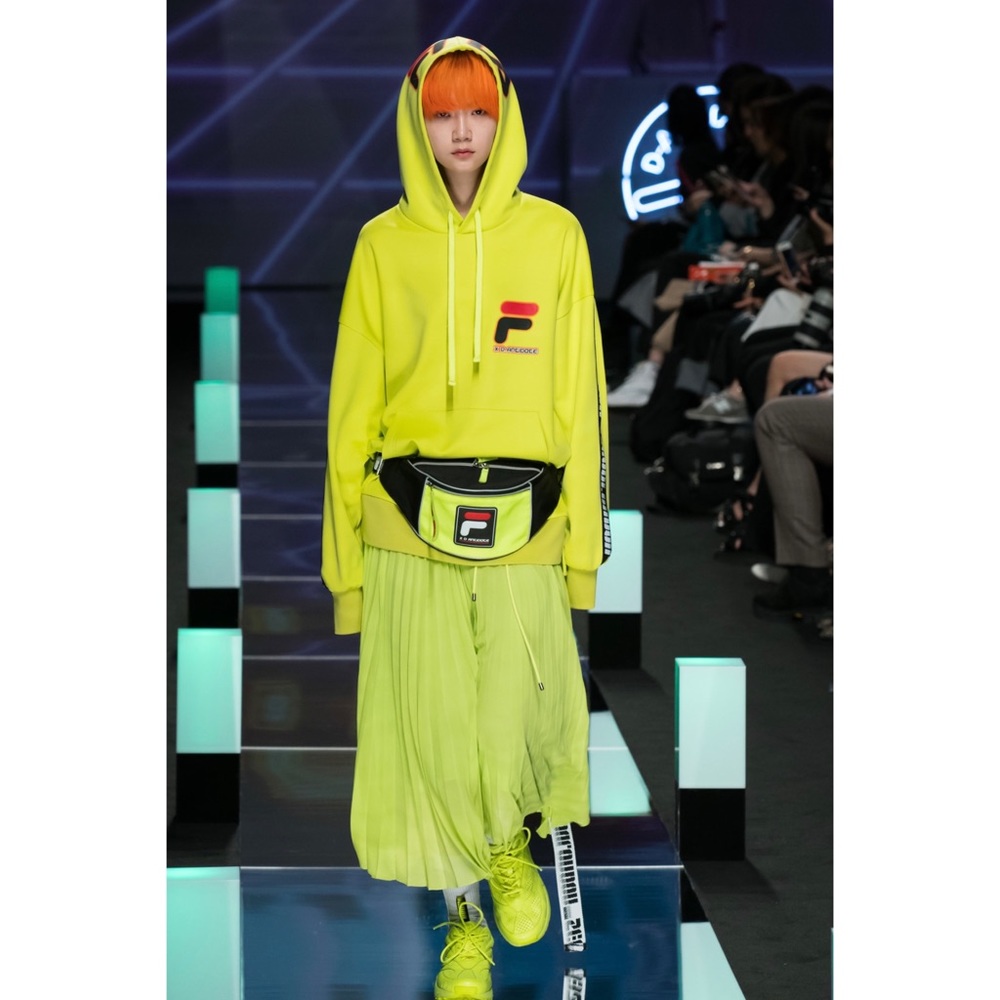 [Fila x D-Antidote] Hoodie Sweat in Neon